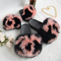 Hjtx08 Cc Parent-Child Suit Mother And Me Fur Slides With Purse Set For Women And Kids